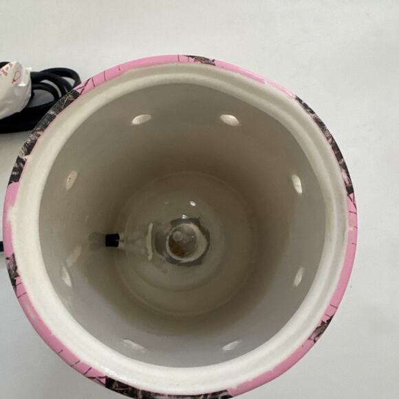 Scentsy Mossy Oak Break‎ Up Pink Wax Warmer Pink Camouflage FULL SIZE WORKS - Picture 6 of 9